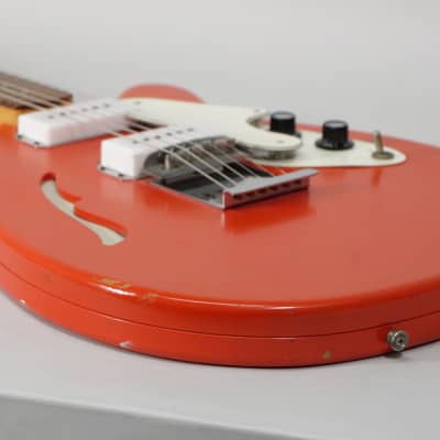 1970 Micro-Frets Golden Comet Red Finish Vintage Electric Guitar image 4