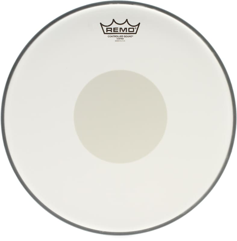 Remo Controlled Sound Coated Drumhead - 14 inch - with White Dot (5-pack) Bundle image 1