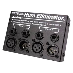 Ebtech HE-2-XLR 2-Channel Hum Eliminator w/ XLR