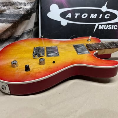 James Tyler Mongoose Special Semi-Hollow Body Singlecut Guitar with Case 2011 Faded Cherry Sunburst image 10