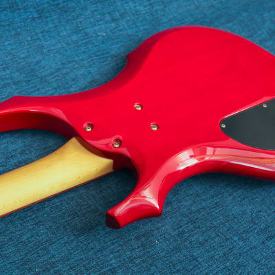 【9841】 Grass Roots G-FR Forest Bass Grass Roots G-FR-58B Forest Bass 1998 See Thru Red | Reverb