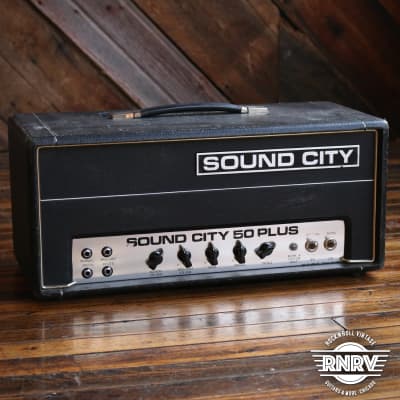 1970s Sound City 50 Plus Amp Head image 1