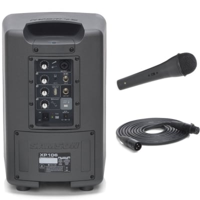 SAMSON EXPEDITION XP106 Portable 20 Hour Rechargeable Bluetooth Wired Mic PA System image 5