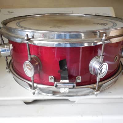 DW Pacific CX Snare Drum 5x14" Wine Color Wood Shelled FREE USA SHIPPING image 2