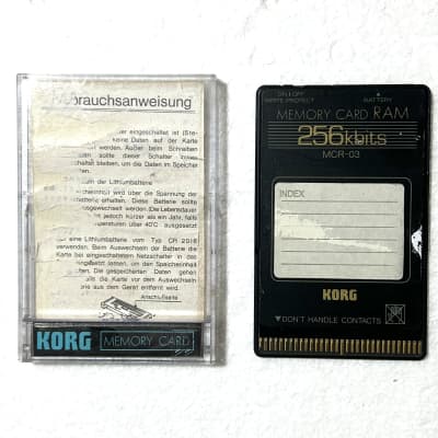 Korg MCR-03 Ram Card for Korg M1 and more