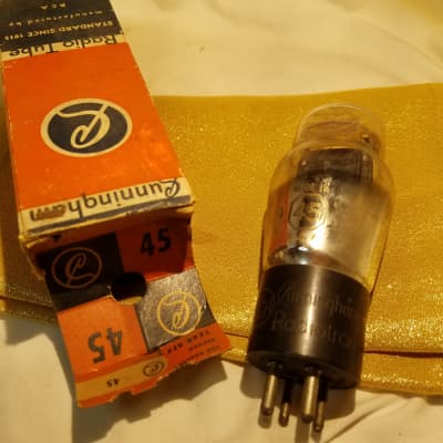 Matched Pair RCA Cunningham Radiotron USA Type 47 ENGRAVED Matched Pair RCA Cunningham Radiotron USA Type 47 ENGRAVED