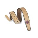 Levy's MSS3 Suede Leather Guitar Strap, Tan