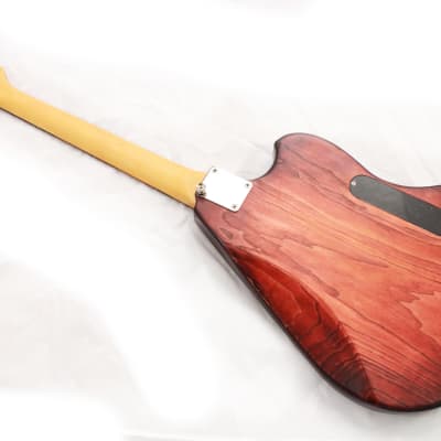 Steen "Carol" Semi Hollow Ash Body Thinline Ergonomic Electric Guitar w/case 1 of 1 image 7