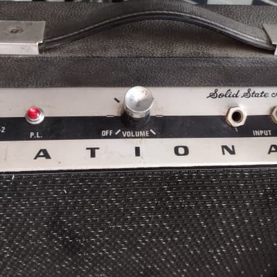 National GAP-2 Solid State Amp 1960's - Black & Silver image 3