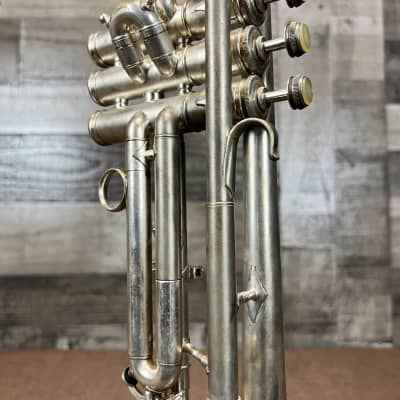 1929 C.G. Conn 58B Silver Plated Trumpet image 5