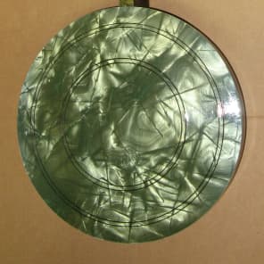 May bell banjo green shop mother of pearl