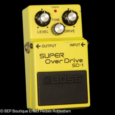 Boss SD-1 Super Overdrive 1981 - 1988 Made In Japan Boss SD-1 Super Overdrive 1981 - 1988 Made In Japan