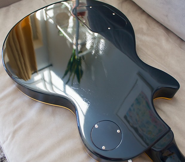 ギター Epiphone Les Paul Custom LQ 2005 Fujigen EPIPHONE JAPAN FUJIGEN LES PAUL CUSTOM BLK ELECTRIC GUITAR