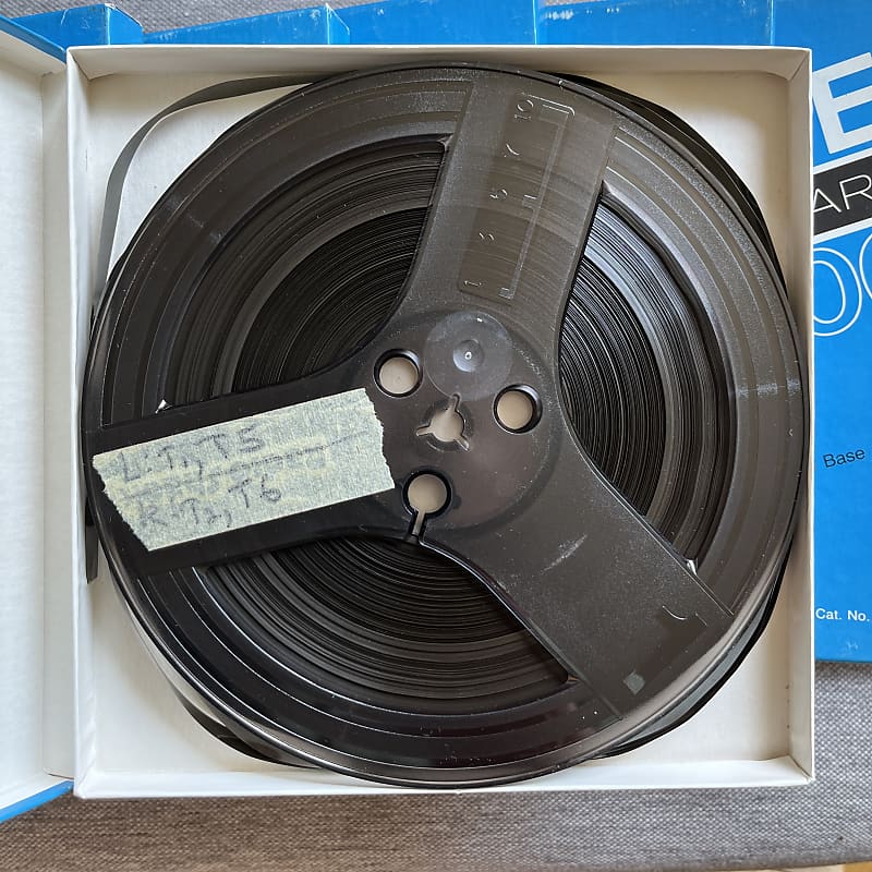 6) Realistic Supertape 1800 7 reel-to-reel tape