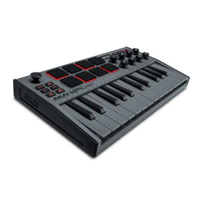 Akai Professional MPK Mini 25-Key MIDI/USB Controller, Special Edition Grey image 2