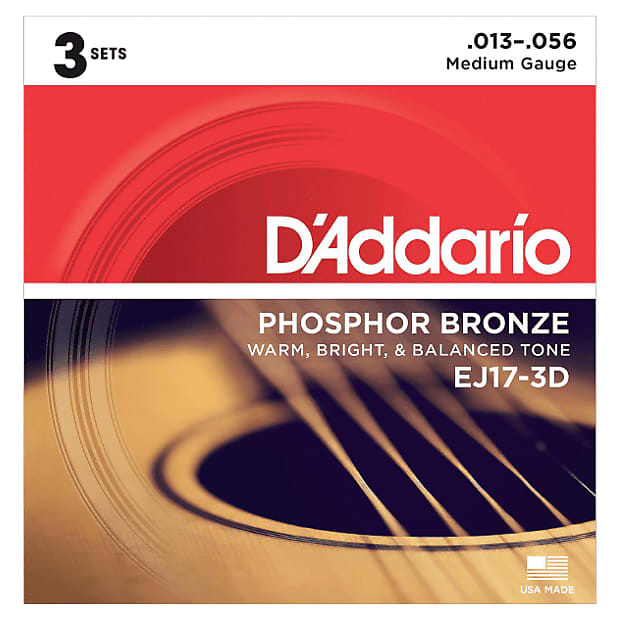 D'Addario Phosphor Bronze 13-56 Medium image 1