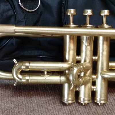 H.N. White Liberty Vintage 1938 Trumpet With Custom Jazz Brushed-Brass Finish In Excellent Condition image 4