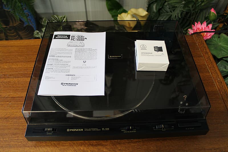 Vintage 1989 Pioneer PL-335 Fully Automatic Turntable  			