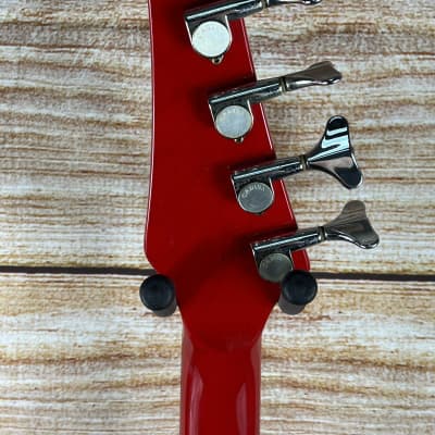 Carvin  4 string bass  2000s Red image 5