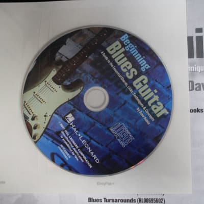 Hal Leonard Beginning Blues Guitar Book w/CD HL00695916 (used)(Consignment) image 3