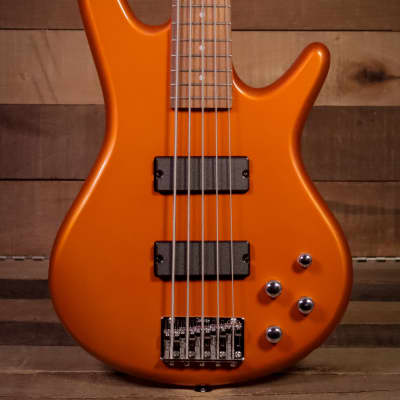Ibanez GSR205 5-String Bass, Roadster Orange Metallic for sale