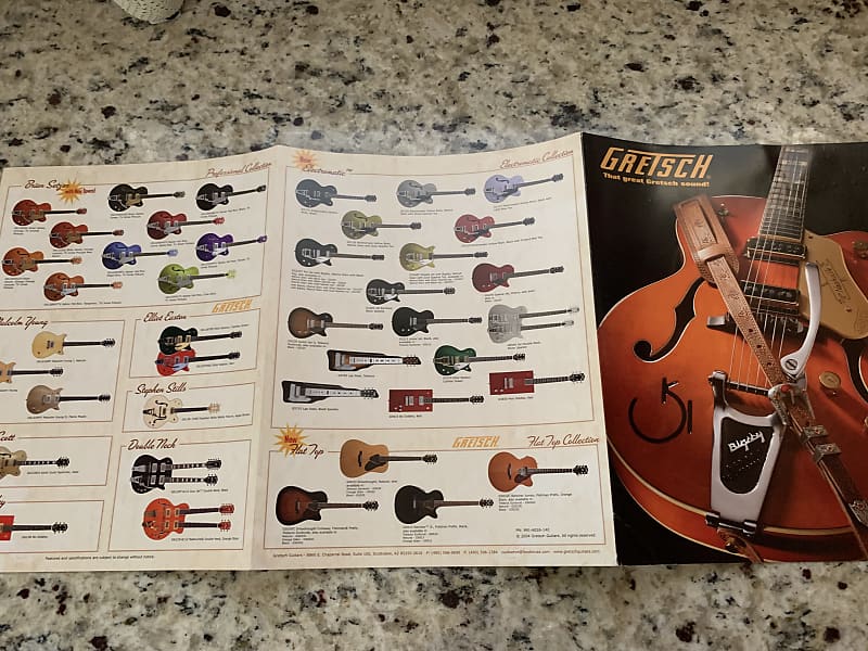 Gretsch Guitar Catalog 6120 Etc 2004 Country Club Anniversary Reverb