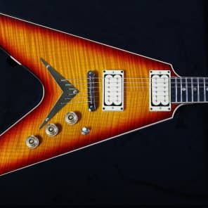 人気大割引 Chicago USA Dean Flying Burst Cherry (Trans Top Flame 5A V ギター