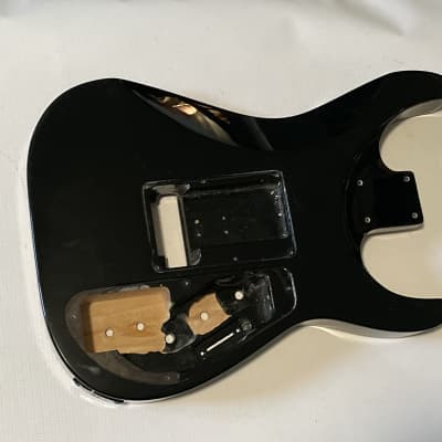 2003 Made in Japan Jackson DK2L Lefty Dinky Black Modified Guitar Body Floyd Ready image 16