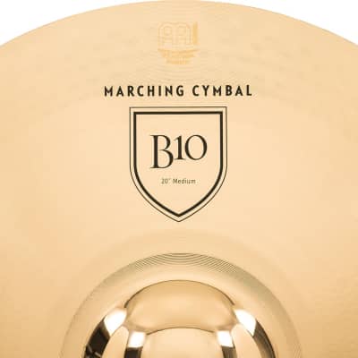 Meinl 20" Professional Marching Hand Cymbals B10 (Pair) image 7