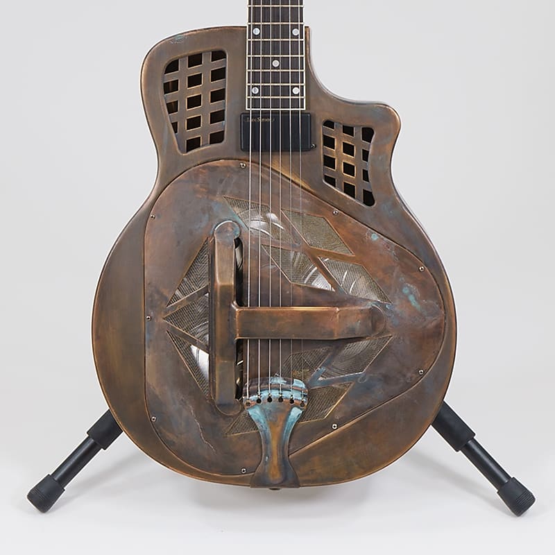 Republic TriCone Resonator Guitar with Lace Sensor Pickup Reverb