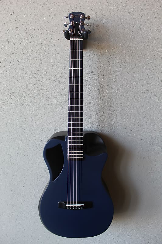 Brand New Journey OF660 Overhead Carbon Fiber Acoustic/Electric Travel Guitar - Navy Matte image 1