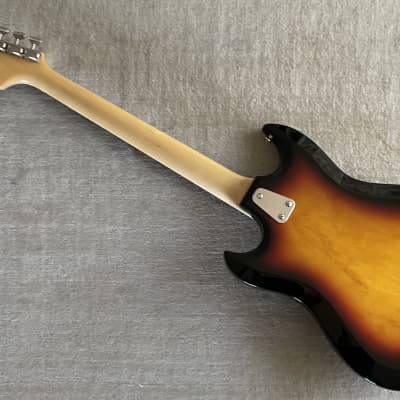 1967 Hagstrom II F-200 Electric Guitar Sunburst + Original Case + Adjustment Tools Made in Sweden Collector Condition image 14