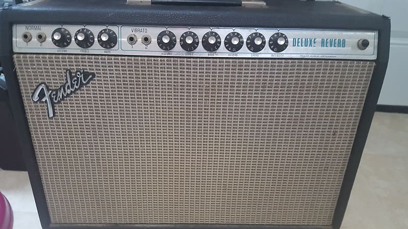 Fender Deluxe Reverb Silverface  1976 Silverface image 1