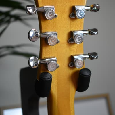 1982 Epiphone Casino Natural, Biege Label, Made in Japan Matsumoku Factory, MIJ image 20