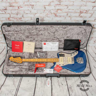 Fender American Ultra Jazzmaster Electric Guitar Cobra Blue image 10