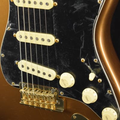 Mint Fender Bruno Mars Stratocaster Mars Mocha Maple Fingerboard image 3