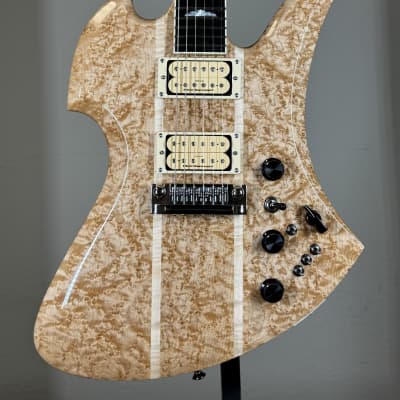 B.C. Rich Custom Shop Mockingbird Supreme 2025 - Natural image 12