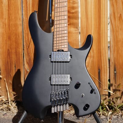 Ibanez QX52BKF Black Flat Headless 6-String Electric Guitar w/ Gig Bag (2023) image 5