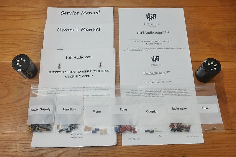 Yamaha CA-2010 restoration kit filter capacitor repair rebuild fix  			