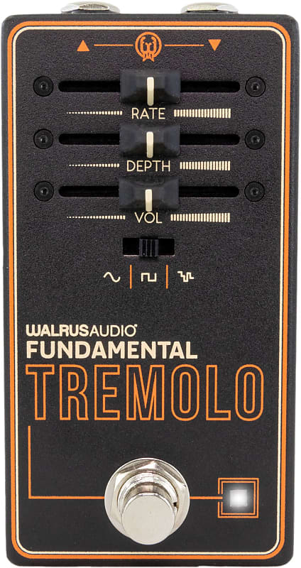Walrus Audio Fundamental Tremolo 2023 - Present - Black / Orange image 1
