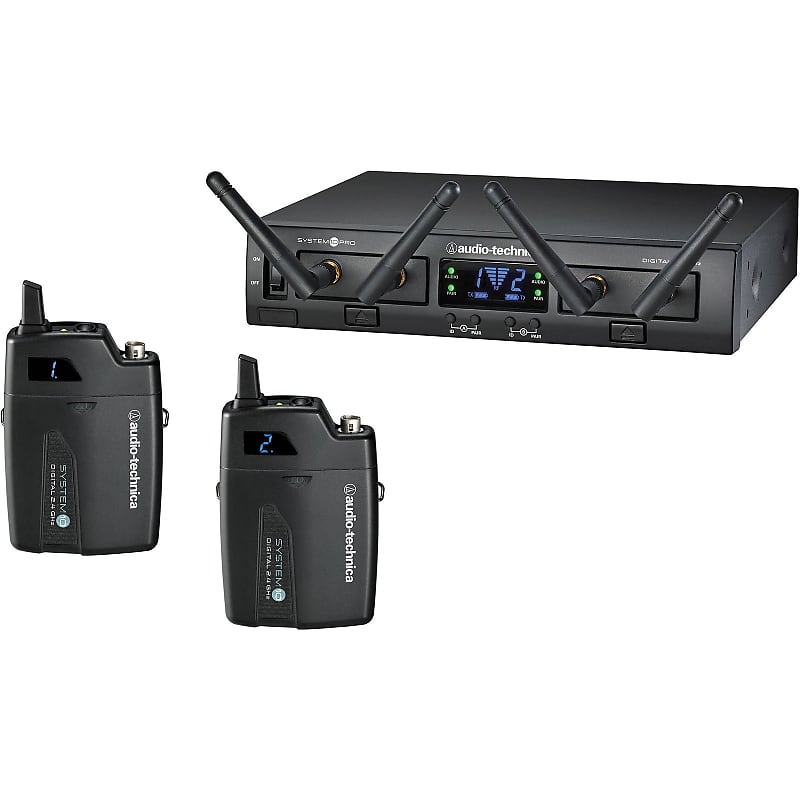 Audio-Technica ATW-1311 10 PRO Rack-Mount Digital Dual UniPak Transmitter System image 1