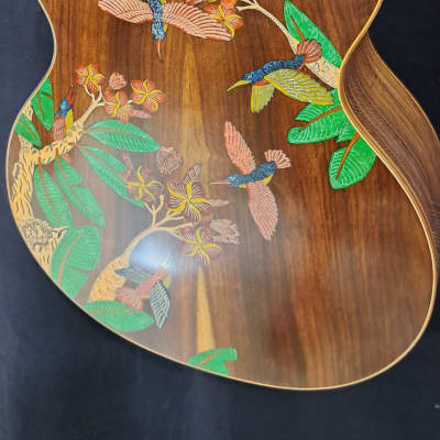 Blueberry NEW IN STOCK Handmade Acoustic Guitar Grand Concert image 15