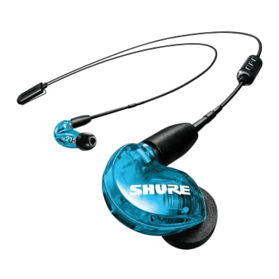 Shure SE215 Sound Isolating Earphones with 37 dB Noise Cancelation (Blue) image 2