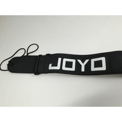 Joyo Acoustic Electric Adjustable Black Bass Guitar Strap w/ White Logo image 1