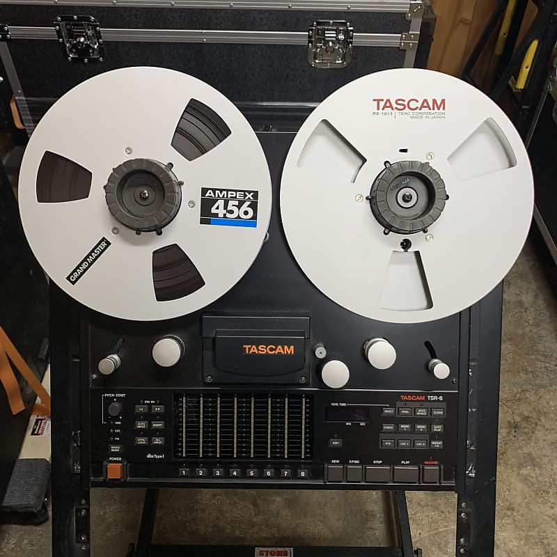 TASCAM TSR-8 + Analog Tape Reel to Reel 8 Track Recording Unit + RARE MIDI  MMC-100 + Remote Control
