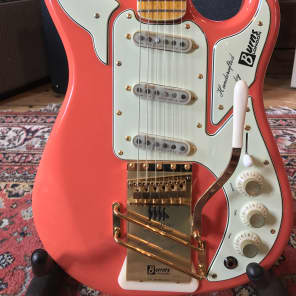 Burns Custom Shop Legend Custom Deluxe 2003 Fiesta Red | Reverb