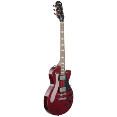 Epiphone Les Paul Studio Electric Guitar, Wine Red image 3