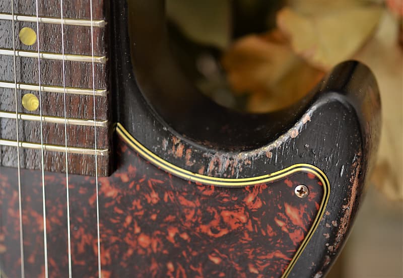 Gibson Les Paul Junior Relic- Custom Black P90 | Reverb