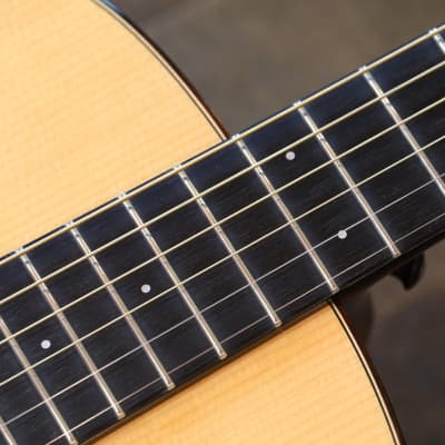 2012 Bourgeois Custom DS Acoustic/ Electric Guitar Adirondack Spruce & Figured Mahogany + Hard Case image 8