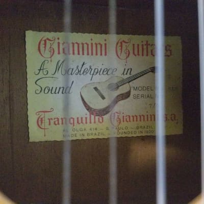 Vintage 1950's Tranquillo Giannini Classical Model 518 | Reverb